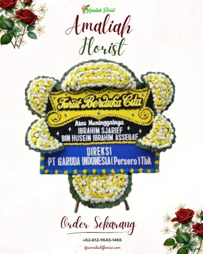 Papan Bunga Duka di Pondok Rajeg